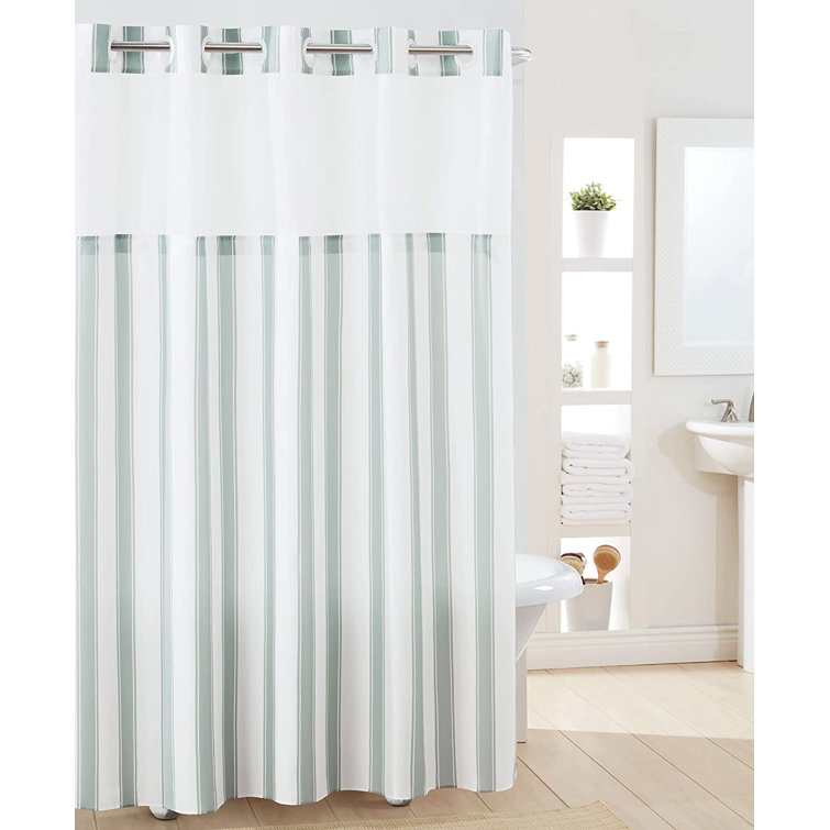 Hookless Polyester Shower Curtain Set Wayfair.co.uk